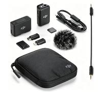 DJI Mic (1 TX + 1 RX) Wireless Microphone 250m (820 ft.) Range14-Hour Rec (B2)