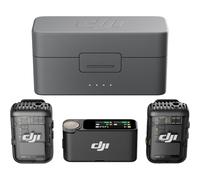 DJI Mic 2 (2 TX + 1 RX + Charging Case) All-in-one Wireless Microphone Intelligent Noise Cancelling 32-bit Float Internal Recording 250m (820 ft.)