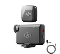 DJI Mic Mini (1 TX + 1 RX), Wireless Lavalier Microphone, Detail-Rich Audio, Noise Cancelling, Automatic Limiting, Wireless Microphone for Camera/iPhone/Android, Vlog, Streaming, 400m Transmission