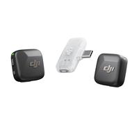 DJI Mic Mini (2 TX + 1 Mobile RX), Ultralight, Active Noise Cancelling