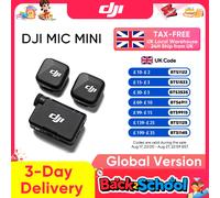 DJI Mic Mini 2TX 1RX add Charging Case Two-Level Active Noise Cancelling 48Hour Operation High-Quality Audio Stable Transmission Black