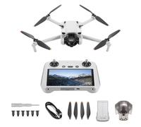 DJI Mini 3 (DJI RC) - Lightweight 3x Mechanical Gimbal Mini Camera Drone with 4K HDR Video, 38-min Flight Time, up to 32800ft (10km) Video Transmission, Vertical Shooting, GPS Auto Return