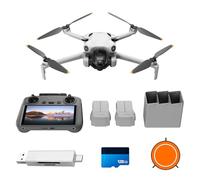 DJI Mini 4 Pro Fly More Combo with DJI RC 2 (screen remote controller), Folding Mini-Drone with 4K HDR Video Camera for Adults, Under 0.549 lbs/249 g, 34-Min Flight Time, 2 Extra Batteries