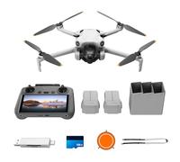 DJI Mini 4 Pro Fly More Combo with DJI RC 2 (screen remote controller), Folding Mini-Drone with 4K HDR Video Camera for Adults, Under 0.549 lbs/249 g, 34-Min Flight Time, 2 Extra Batteries