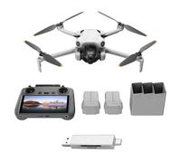 DJI Mini 4 Pro Fly More Combo with DJI RC 2 (screen remote controller), Folding Mini-Drone with 4K HDR Video Camera for Adults, Under 0.549 lbs/249 g, 34-Min Flight Time, 2 Extra Batteries