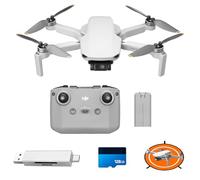 DJI Mini 4K Camera Drone Combo, Drone with 4K UHD Camera, Under 249 g, 3-Axis Gimbal Stabilization, 10km Video Transmission, Auto Return, 2 Batteries for 62-Min Max Flight Time, QuickShots，Bundle