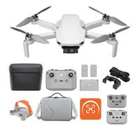 DJI Mini 4K Fly More Combo with Accessories, Drone with Camera 4K Professional, Under 249 g, 3-Axis Gimbal Stabilization, 10km Video Transmission, Auto Return, 3 Batteries for 93-Min Max Flight Time