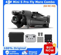 DJI Mini 5 Pro Fly More Combo DJI RC-N3 Drones With a Camera Drones 4K Professional Drone for Beginners, Drone with Camera, 1-Inch CMOS, Obstacle Detection, 225° Gimbal Rotation Fly More Combo RCN3