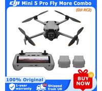 DJI MINI 5 PRO FLY MORE COMBO ( RC 2) 4 rotors Quadcopter 50 MP 3840 x 2160 pixels 2788 mAh Black, Grey