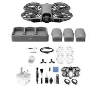 DJI Neo 2 Fly More Combo, 4K Drone With Camera, Palm Takeoff & Landing, Gesture Control, ActiveTrack, Omnidirectional Obstacle Sensing, 3 Batteries (Neo 2 Fly More Bundle)