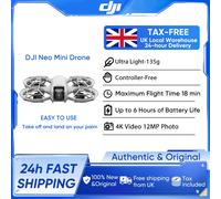 DJI NEO Drone 4K Professional Camera Palm Takeoff AI Subject Tracking QuickShots Stabilized Video Built-In Propeller Guard DJI NEO White