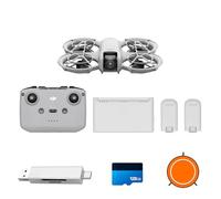 DJI Neo Fly More Combo bundle 01, Mini Drone with 4K UHD Camera for Adults, 135g Self Flying Drone, Palm Takeoff, Subject Tracking, QuickShots, Stabilized Video, with RC-N3 and 3 Batteries