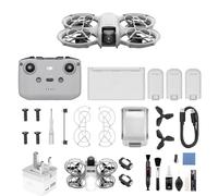 DJI Neo Fly More Combo bundle 01, Mini Drone with 4K UHD Camera for Adults, 135g Self Flying Drone, Palm Takeoff, Subject Tracking, QuickShots, Stabilized Video, with RC-N3 and 3 Batteries