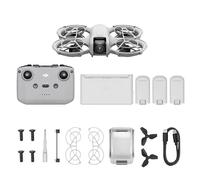 DJI Neo Fly More Combo, Mini Drone with 4K UHD Camera for Adults, 135g Self Flying Drone that Follows You, Palm Takeoff, Subject Tracking, with RC Motion 3 and 3 Batteries (DJI Neo Fly More)