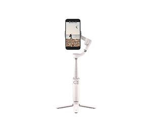 DJI OM 5 Smartphone Gimbal Stabilizer, 3-Axis Phone Gimbal, Built-In Extension Rod, Portable and Foldable, Sunset White