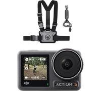 DJI Osmo Action 3 Biking Combo - Motorcycle Action Camera with Super-Wide FOV, HorizonSteady, Waterproof, Handlebar Mount, Action Camera for Bicycles