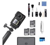 DJI Osmo Action 4 Adventure Combo - 4K/120fps Waterproof Action Camera with a 1/1.3-Inch Sensor, 10-bit & D-Log M Color Performance, 155° FOV, Up to 7.5 h with 3 Extra Batteries, Outdoor Camera