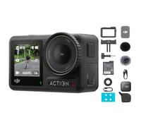 DJI Osmo Action 4 Essential Combo, 4K/120fps Action Camera | 1/1.3-Inch Sensor, Stunning Low-Light Imaging, 10-bit & D-Log M Color Performance, a Long-Lasting 1770 mAh Battery
