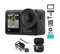DJI Osmo Action 4 Essential Combo, 4K/120fps Action Camera | 1/1.3-Inch Sensor, Stunning Low-Light Imaging, 10-bit & D-Log M Color Performance, a Long-Lasting 1770 mAh Battery