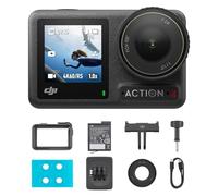 DJI Osmo Action 4 Standard Combo - 4K/120fps Waterproof Action Camera with a 1/1.3-Inch Sensor,10-bit & D-Log M Color Performance, Stunning Low-Light Imaging, Long-Lasting 160 Mins, Outdoor Camera
