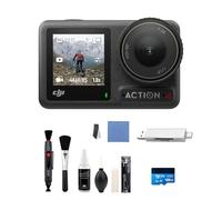 DJI Osmo Action 4 Standard Combo - 4K/120fps Waterproof Action Camera with a 1/1.3-Inch Sensor, Stunning Low-Light Imaging, 10-bit & D-Log M Color Performance, Long-Lasting 160 Mins, Outdoor Camera