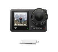 DJI Osmo Action 4 Standard Combo - 4K/120fps Waterproof Action Camera with a 1/1.3-Inch Sensor, Stunning Low-Light Imaging, 10-bit & D-Log M Color Performance, Long-Lasting 160 Mins, Outdoor Camera