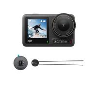DJI Osmo Action 4 Surfing Combo - Waterproof Action Camera with Surfing Tether that Provides Camera Safety, has a 1/1.3-Inch Sensor, Stunning Low-Light Imaging, 4K/120fps, Wet Touch Screen Operation