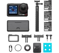 DJI Osmo Action 5 Pro Adventure Combo, 4K Action Camera 1/1.3" Sensor, Stabilization Vlogging Camera, Dual OLED Touchscreens, Waterproof Camera for Travel, 12h Extended Battery Life With 3 Batteries
