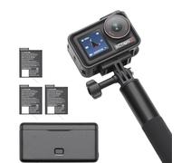 DJI Osmo Action 5 Pro Adventure Combo, Action Camera 4K with 1/1.3" Sensor, 12h Extended Battery Life with 3 Batteries, Stabilization, Dual OLED Touchscreens, Mini Action Camera for Travel, Vlog