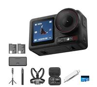 DJI Osmo Action 5 Pro Bundle Adventure, 4K Action Camera with 1/1.3" Sensor, 12H Extended Battery Life with 3 Batt., Stabilization, Dual Touch OLED Screen, Mini Action Camera for Travel, Vlog