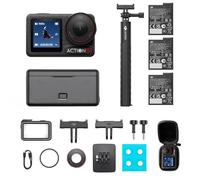 DJI Osmo Action 5 Pro Combo, Waterproof Camera With 1/1.3" Sensor, 4K/120fps Video, Subject Tracking, Stabilization, Dual OLED Touchscreens (Adventure Combo + Camera Bag)