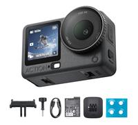 DJI Osmo Action 6 Essential Combo, Action Camera With 1/1.1″ Square Sensor, 4hrs Battery, Variable Aperture of f/2.0-f/4.0, Action Camera 8K (Osmo Action 6 Essential Combo)