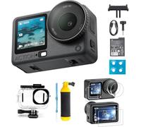 DJI Osmo Action 6 Essential Combo, Action Camera With 1/1.1″ Square Sensor, 4hrs Battery, Variable Aperture of f/2.0-f/4.0, Action Camera 8K (Diving Bundle)