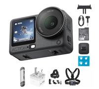 DJI Osmo Action 6 Standard Combo, Underwater Action Camera, 1/1.1″ Square Sensor, f/2.0-f/4.0 Variable Aperture, 4hrs Battery, 8K for Quick Capture, 50GB Storage (Action 6 Standard Bundle 1)