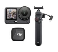 DJI Osmo Action 6 Vlog Combo, Action Camera for Vloggers With Dual-Direction Battery Handle and Mic Mini Transmitter, 1/1.1″ Sensor, Variable Aperture of f/2.0-f/4.0, Action Camera 4K for Vlogging