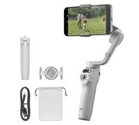 DJI Osmo Mobile 6, 3-Axis Phone Gimbal, Object Tracking, Built-In Extension Rod, Portable and Foldable, Android and iPhone Gimbal, Vlogging Stabilizer, YouTube TikTok Video, Platinum Gray