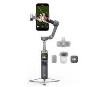 Osmo Mobile 8P + Mic Mini 2 Transmitter, Gimbal Stabilizer for iPhone & Android, Wireless Microphone, Detail-Rich Audio, DJI OsmoAudio, Active Noise Canceling, 3-Axis Stabilization, Phone Gimbal