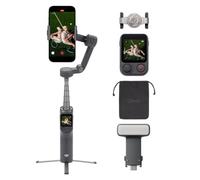 DJI Osmo Mobile 8P Standard Combo + Fill Light, Gimbal Stabilizer for iPhone & Android, Remote Controller, 360° Pan Rotation, Native Tracking, 8-Level Brightness&Color Temp