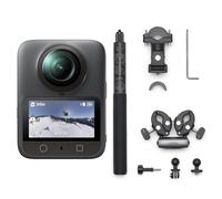 DJI Osmo Motorcycle 360 Multi POV 360 Combination Camera with 1" 360° Image, 4K/120fps and 170° Boost Video, Heavy Duty Bracket and Clamp, 360° Native Video 8K Action Camera for