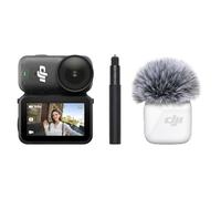 DJI Osmo Nano Vlog Combo (128GB) - 4K Wearable Vlogging Camera with Mic Mini TX White, Hands-Free POVs, 143° Wide FOV, 200-Min Recording, Stabilization, Magnetic Cam for Travel, Vlog