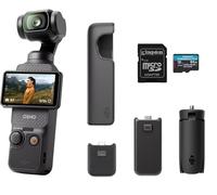 DJI Osmo Pocket 3 Capture More Combo, Vlogging Camera with 1'' CMOS & 4K/120fps Video, 3-Axis Stabilization, Fast Focusing, Face/Object Tracking, 2" Rotatable Touchscreen