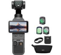 DJI Osmo Pocket 4 Essential Combo, Pocket Gimbal Vlog Camera, 1″ CMOS & 4K/240fps, 3-Axis Stabilization, 14-Stop Dynamic Range,107GB Built-In Storage (Osmo Pocket 4 Essential Combo Bundle 2)