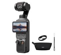 DJI Osmo Pocket 4 Essential Combo, Pocket Gimbal Vlog Camera, 1″ CMOS & 4K/240fps, 3-Axis Stabilization, 14-Stop Dynamic Range,107GB Built-In Storage (Osmo Pocket 4 Essential Combo)