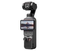 DJI Osmo Pocket 4 Essential Combo, Pocket Gimbal Vlog Camera, 1″ CMOS & 4K/240fps, 3-Axis Stabilization, 2× Lossless Zoom, 14-Stop Dynamic Range, 107GB Built-In Storage, Handle With 1/4″ Thread