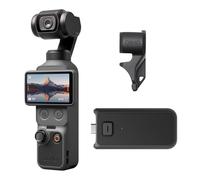 DJI Osmo Pocket 4 Spotlight Live Combo, Pocket Gimbal Vlog Camera, 1″ CMOS & 4K/240fps, 3-Axis Stabilization, 2× Lossless Zoom, 107GB Built-in Storage, 2" Rotatable Screen, Battery Handle, Live Record