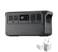DJI Power 1000 Portable Power Station, 1024Wh LFP (LiFePO4) Battery, 70-Minute Fast Charging, 2200W Stable Output, Power Generator for Home, Camping & RVs, Off-grid, Power Outage, bundle