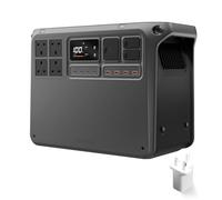 DJI Power 2000 Portable Power Station, 2048Wh LFP Battery, Compact Size, 3000W Stable Output, 0-80% Recharge in 45 Mins, Electric Generator for Home, Camping & RVs, Off-Grid Includes 35W Plug
