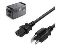 DJI Power Station Charging Cable for Jackery Explorer 2000/1500/1000 Pro Power Cord, Segway Cube, Ecoflow Delta/River Series, Bluetti EB3A, Anker 757/767 2 Prong