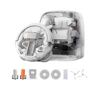 DJI ROMO P With Accessory Kit, Robot Vacuum With Transparent Design, 25,000 Pa Suction, Drone-Level Obstacle Sensing, Anti-Tangle Roller Brush, 200-Day Maintenance-Free Self-Cleaning Base Station