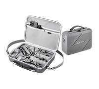 DJI RS 4 Mini Carrying Case, Waterproof Storage Travel Case, Portable PU Leather Storage Case Travel Shoulder Bag for RS 4 Mini Gimbal Stabilizer and Accessories (Grey)